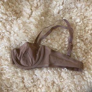 Cuup Balconette bra in Taupe